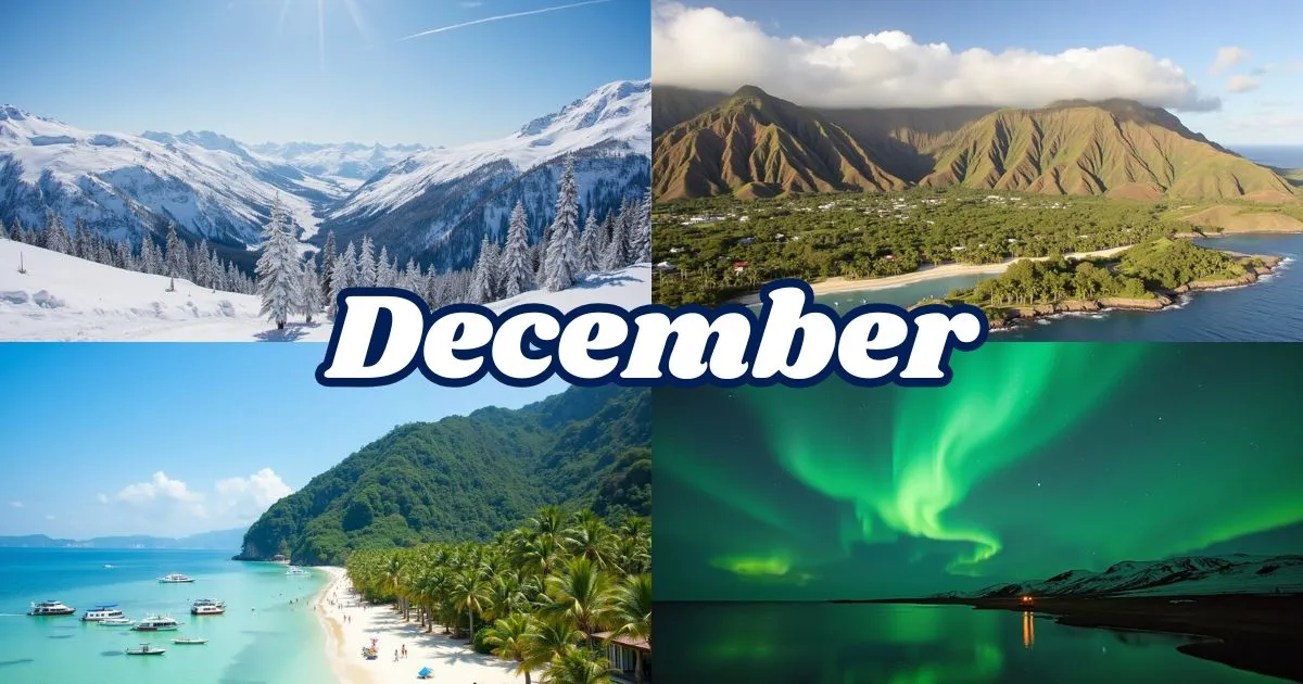 best places to visit in december