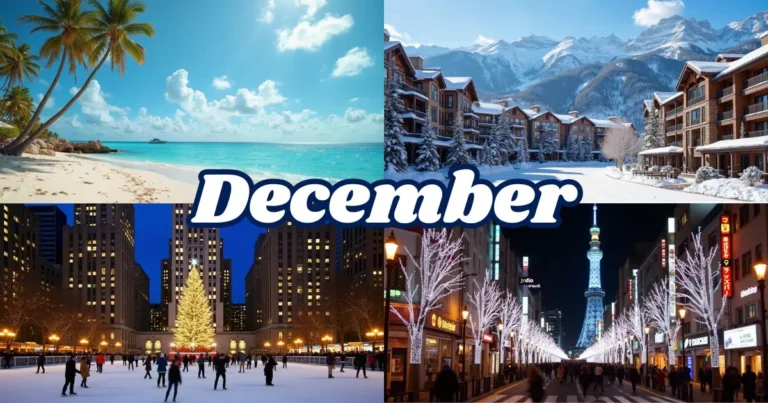 best places to travel to in december
