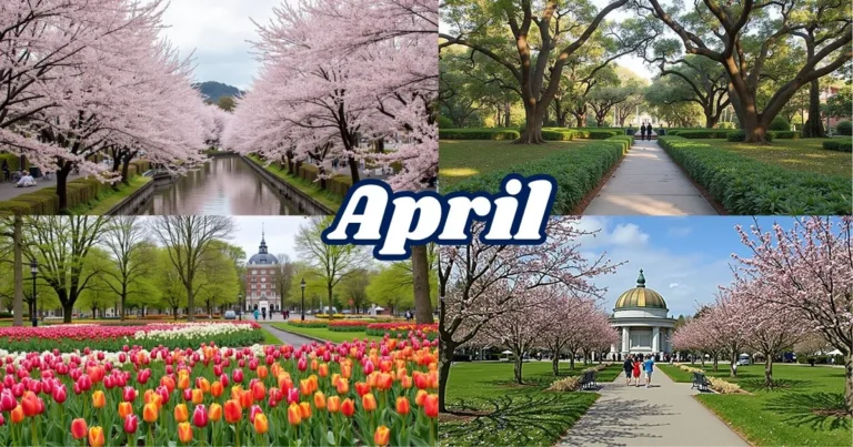 best places to visit in april