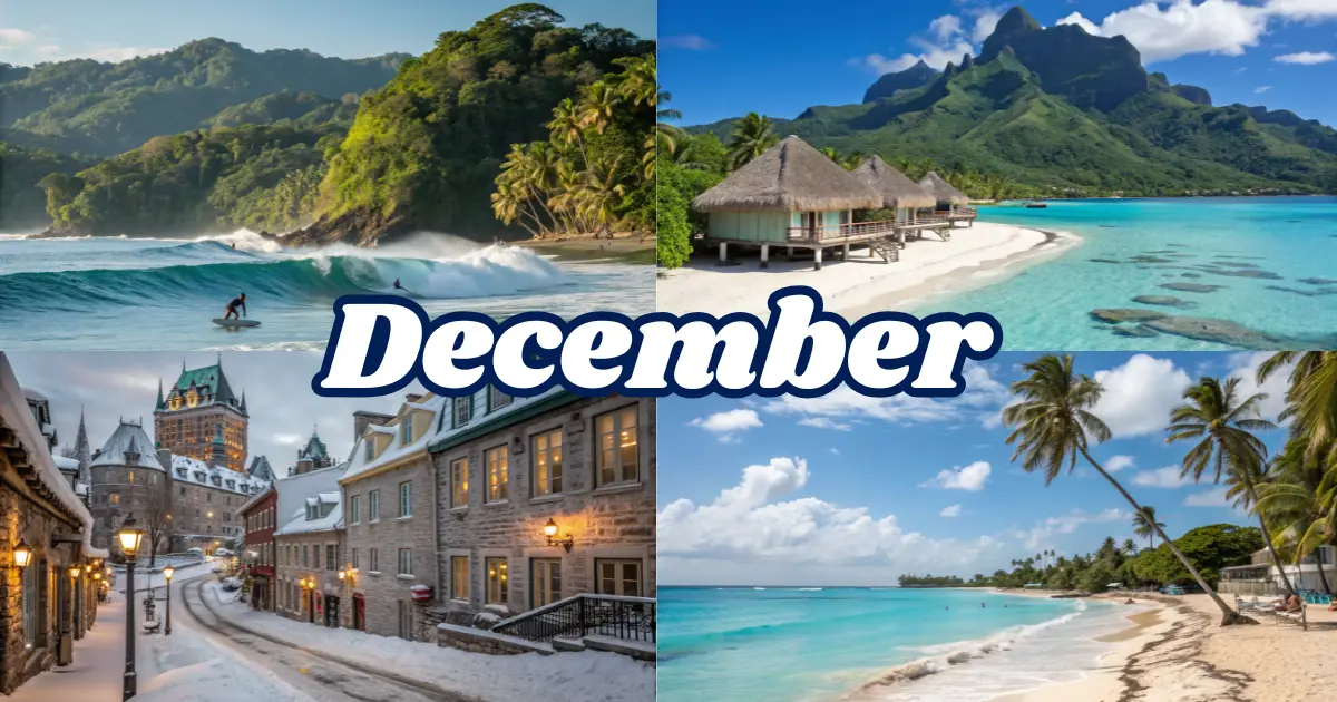 best december vacations
