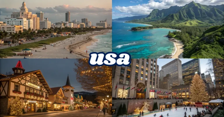 best place to go on december in usa